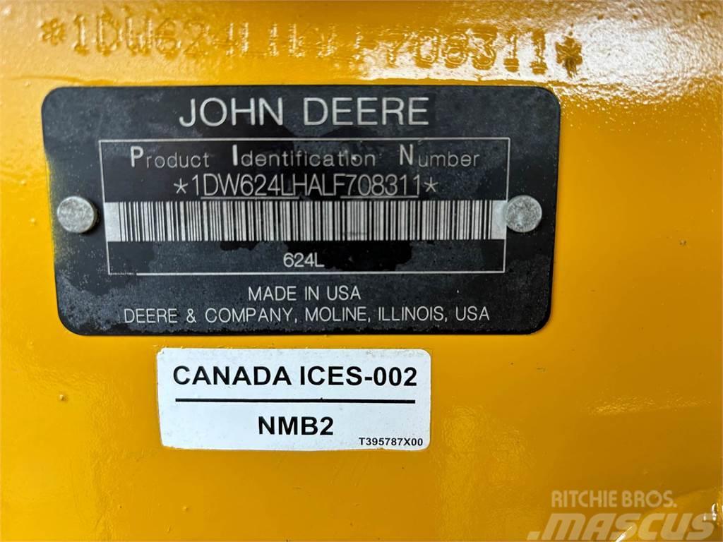John Deere 624L Pale gommate