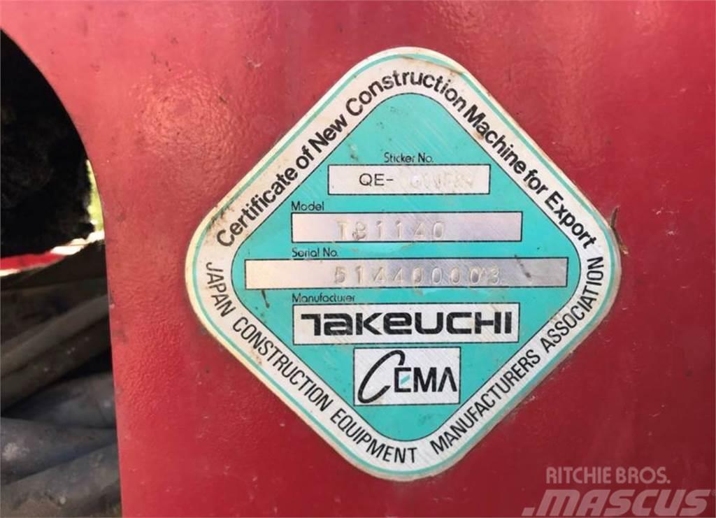 Takeuchi TB1140 Miniescavatori