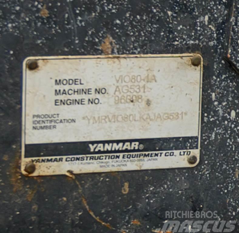 Yanmar VIO80 Miniescavatori