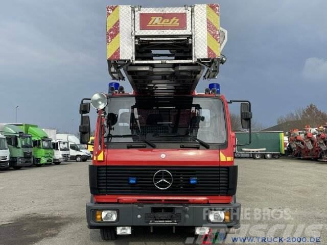 Mercedes-Benz 1422 Metz Feuerwehr Leiter 30 m. nur 31.361 Km. Camion altro