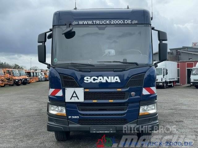 Scania P320 6x2 Faun Variopress 22m³+Zoeller Schüttung Camion altro
