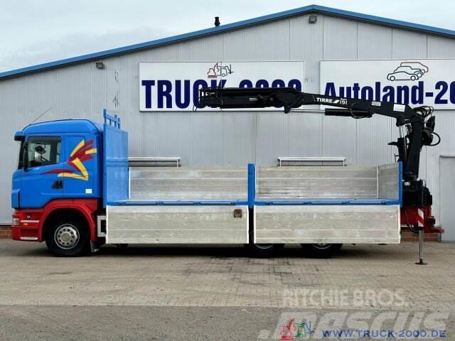Scania R400 Atlas Tirre 191L 9m=1,7t. 7m Ladefl. 1.Hand Camion con sponde ribaltabili