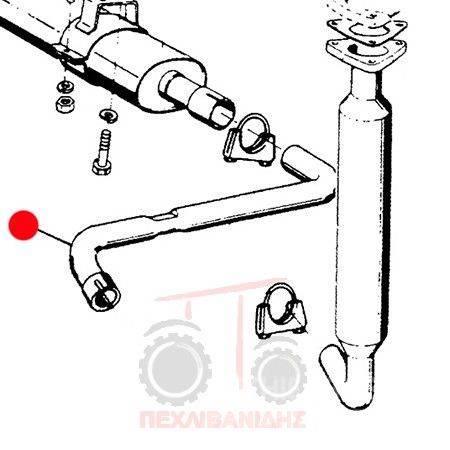 Agco spare part - exhaust system - muffler Altro