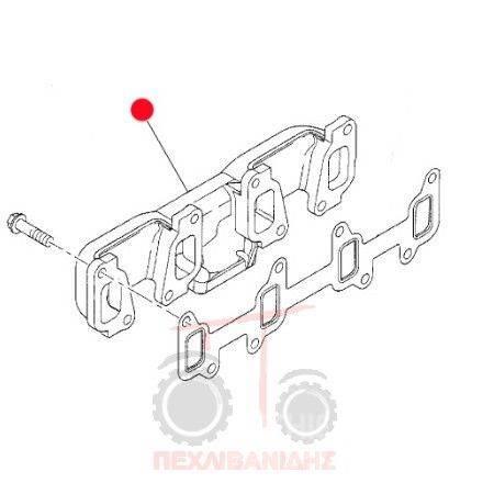 Agco spare part - exhaust system - other exhaust system Altro