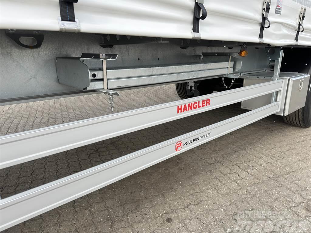 Hangler 3-aks 45-tons gardintrailer Nordic Semirimorchi tautliner