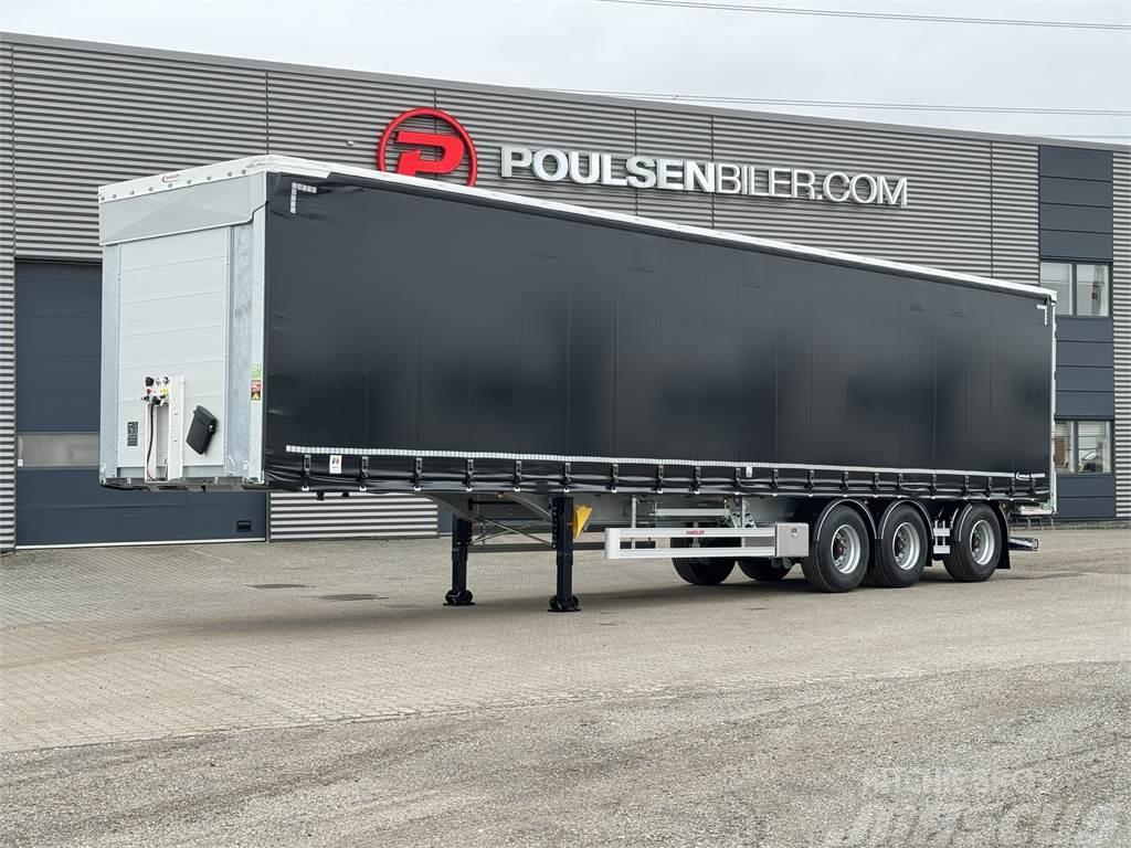 Hangler 3-aks 45-tons gardintrailer truckbeslag Semirimorchi tautliner