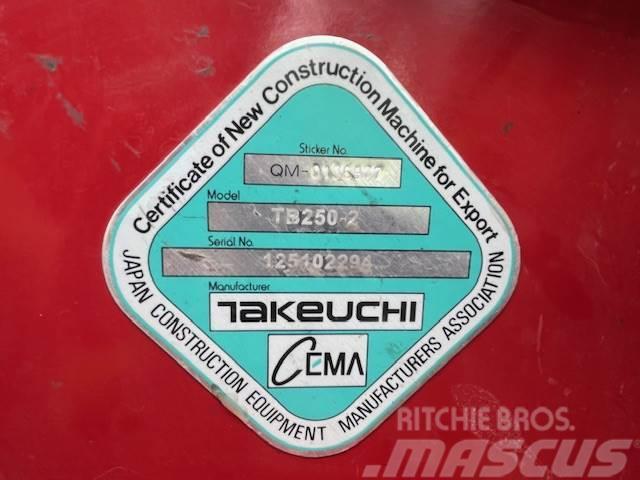 Takeuchi TB250-2 Miniescavatori