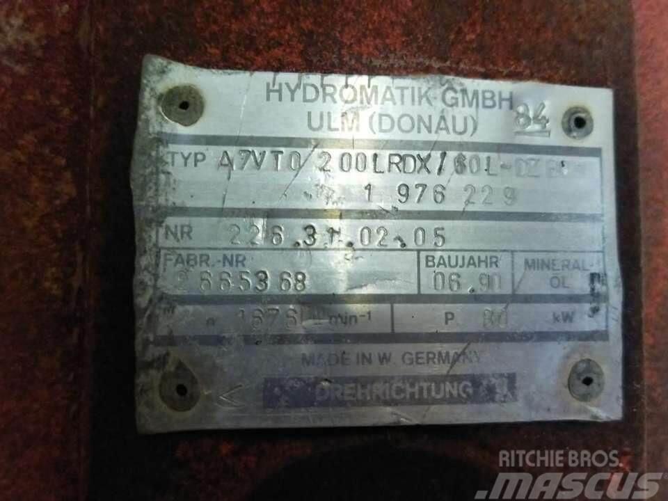 Hydromatik A7VTO 200 LRDX Componenti idrauliche