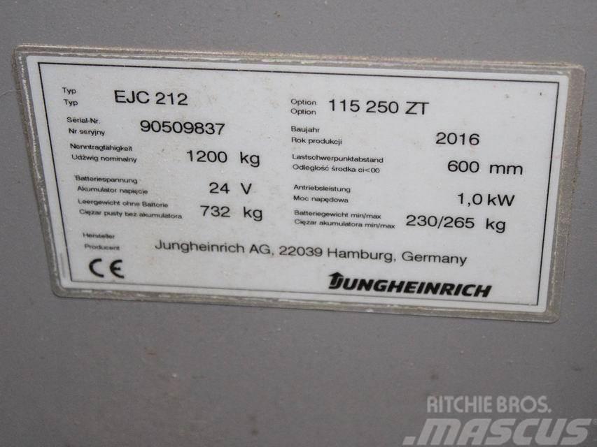Jungheinrich EJC 212 115-57 250ZT Transpallet uomo a terra