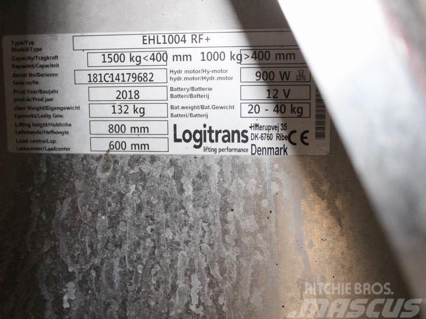 Logitrans EHL 1004 RF-Plus Transpallet manuale