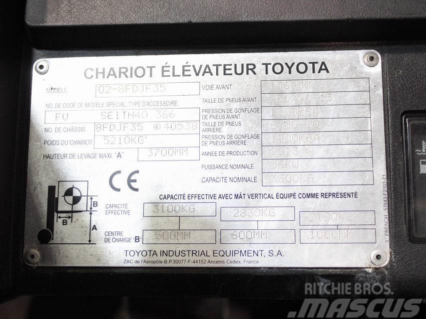 Toyota 02-8 FDJF 35 Carrelli elevatori diesel