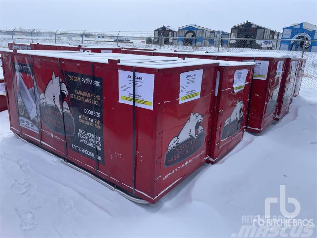 Arctic Shelter 150 ft x 50 ft x 26 ft Peak Dou ... Telai in acciaio