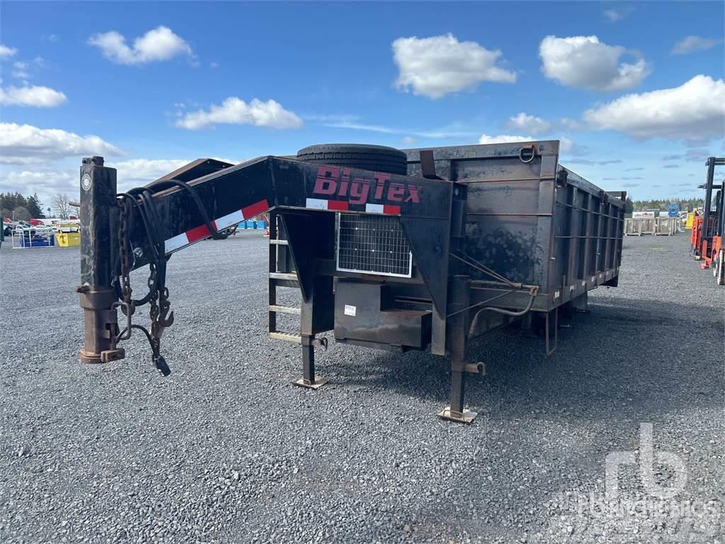 Big Tex 16 ft T/A Gooseneck Dump (Inope ... Rimorchio per il trasporto di veicoli