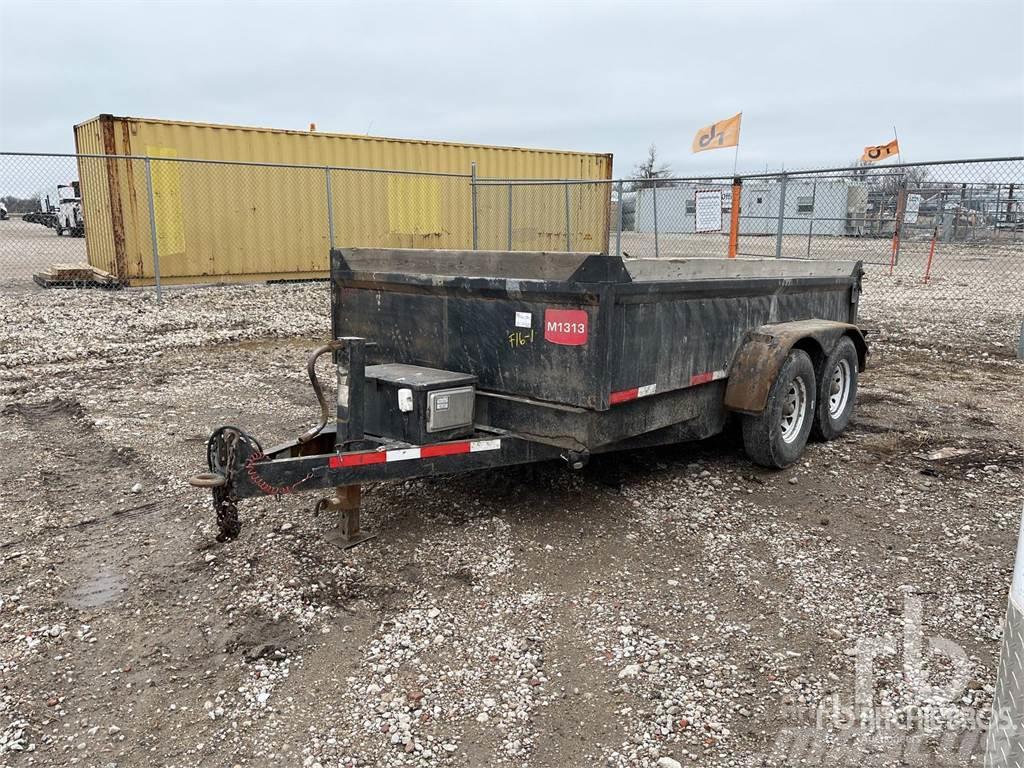  H & H 12 ft T/A Dump Rimorchio per il trasporto di veicoli
