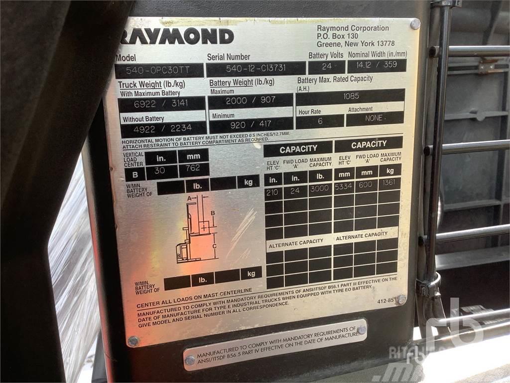 Raymond 540-OPC30TT Carrelli elevatori elettrici