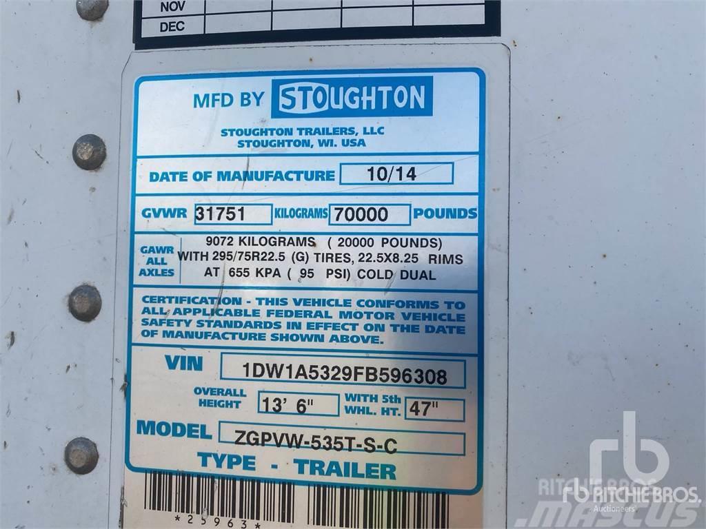 Stoughton 53 ft x 102 in T/A Semirimorchi a cassone chiuso
