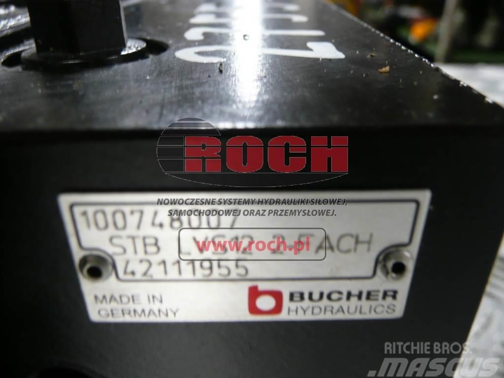 Bucher HYDRAULICS 100748007 STB LVS12 2-FACH 42111955 - 2 Componenti idrauliche