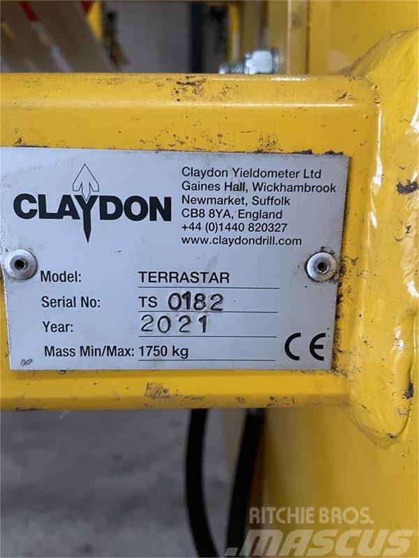 Claydon Terrastar 6m, Spaderulleharve med APV spreder. Erpici