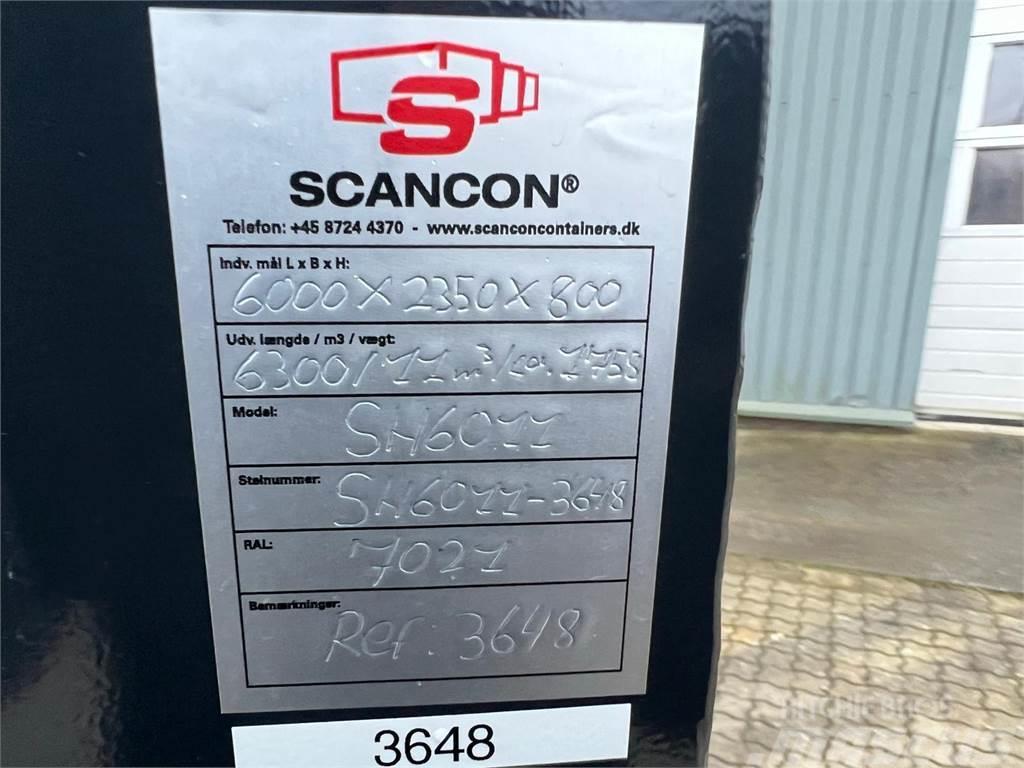  Scancon SH6011 Hardox 11m3 - 6000 mm container Piattaforme