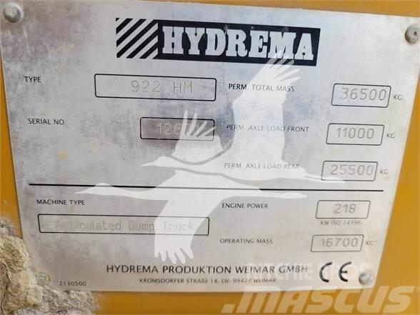 Hydrema 922HM Dumpers articolati