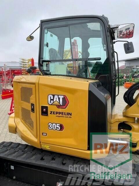 CAT 305CR Minibagger Pale gommate