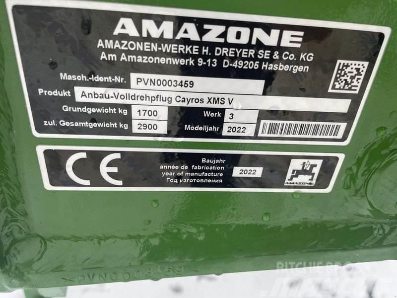 Amazone CAYROS XMS 950 VS Aratri convenzionali