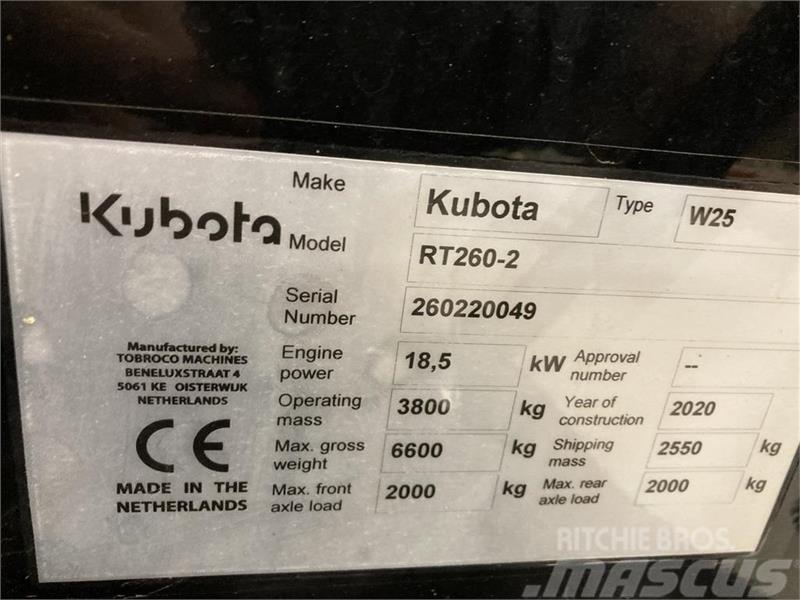 Kubota RT260-2 Mini pale