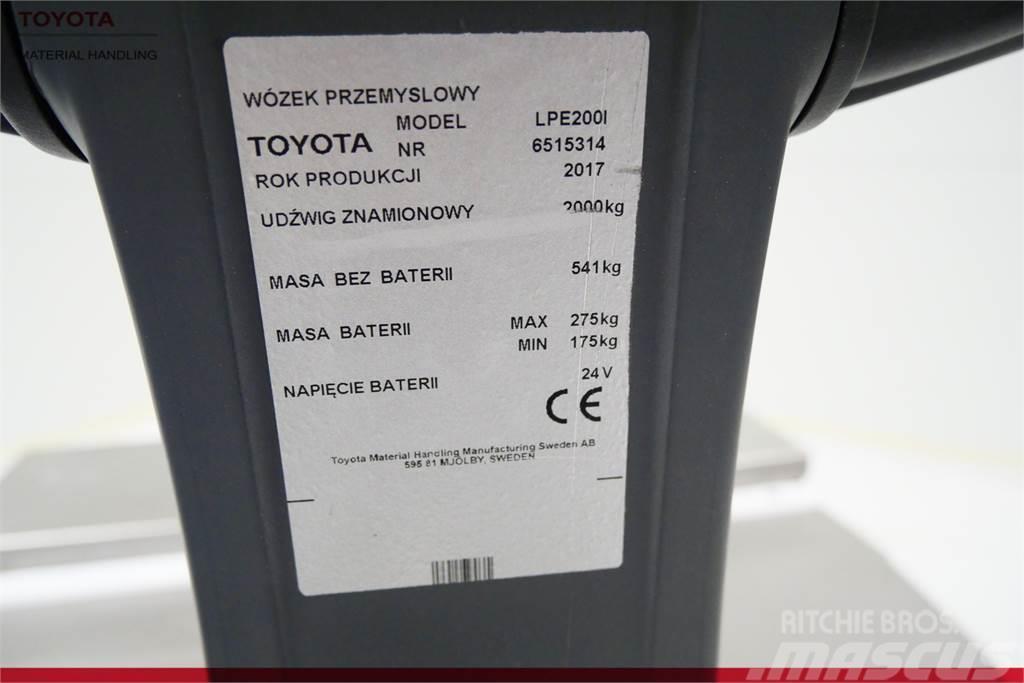 Toyota LPE200I Carrelli elevatori bassi a piattaforma