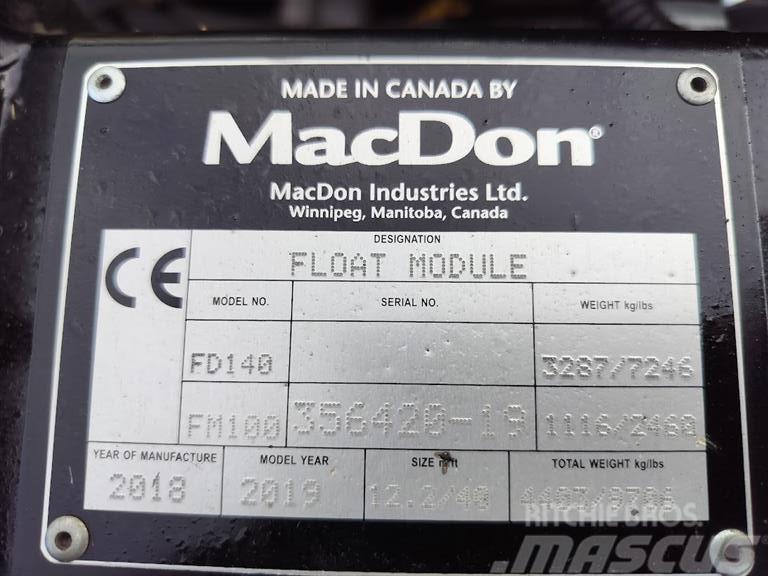 MacDon FD 140 Accessori per mietitrebbiatrici