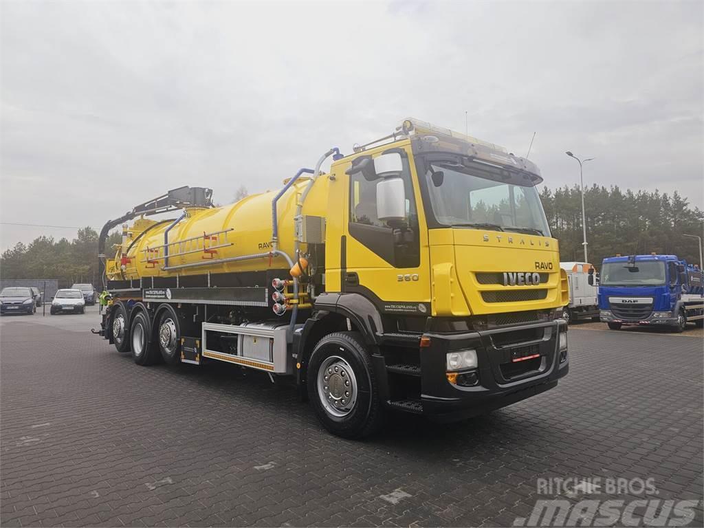 Iveco RAVO WUKO FOR CHANNEL CLEANING druck saug kanal Camion autospurgo