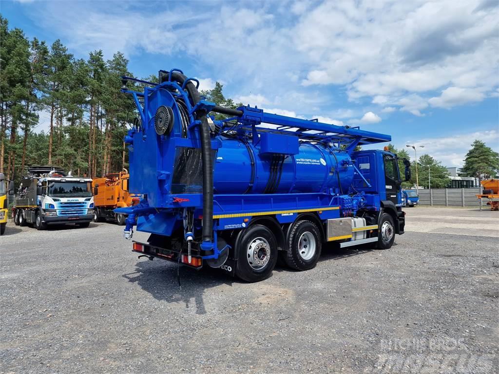 Iveco WUKO MULLER KOMBI FOR CHANNEL CLEANING Camion autospurgo