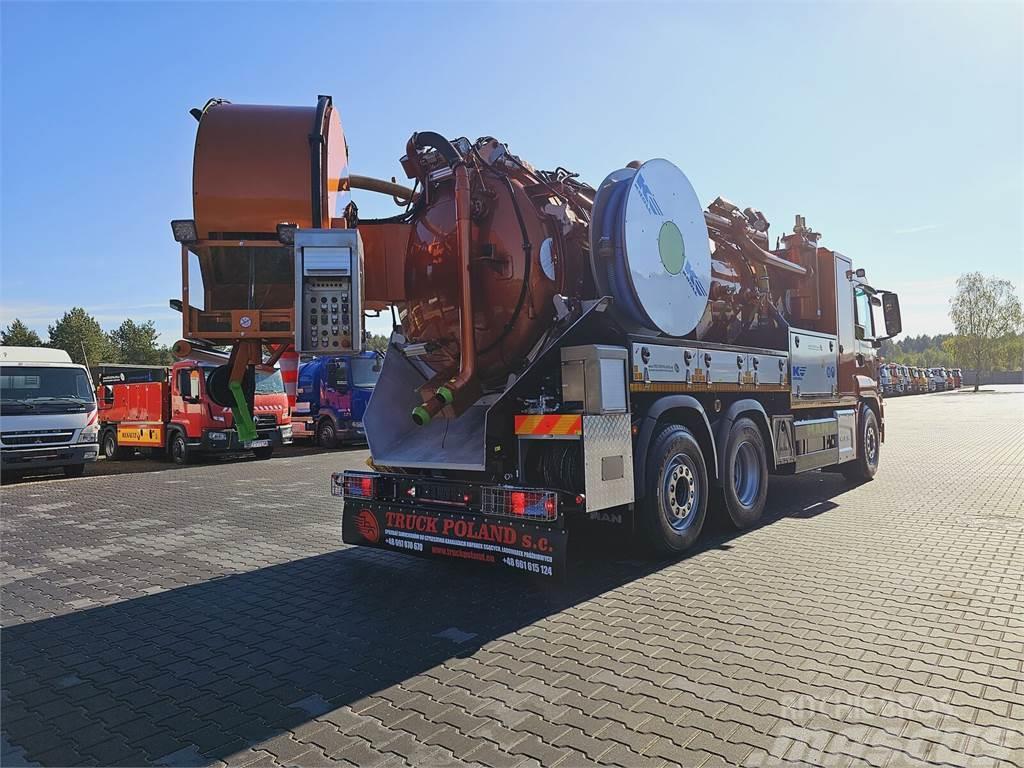 MAN WUKO KROLL ADR COMBI FOR SEWER CLEANING Camion autospurgo