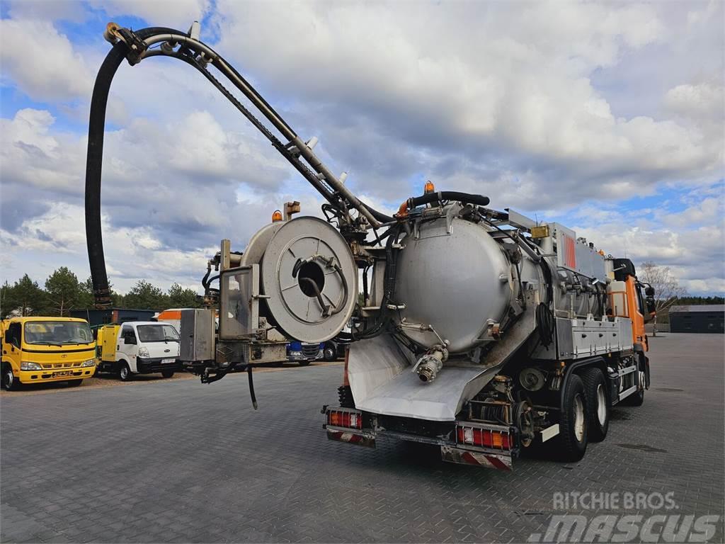 Mercedes-Benz WUKO KROLL COMBI FOR SEWER CLEANING Camion autospurgo