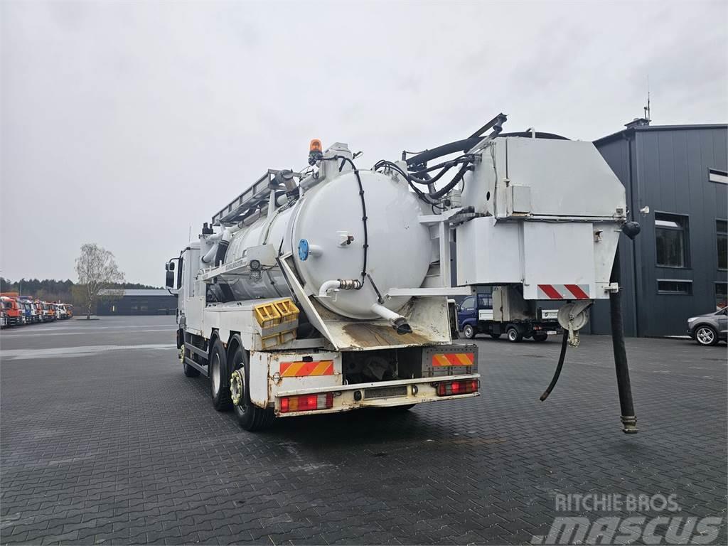 Mercedes-Benz WUKO MULLER COMBI FOR SEWER CLEANING Camion autospurgo
