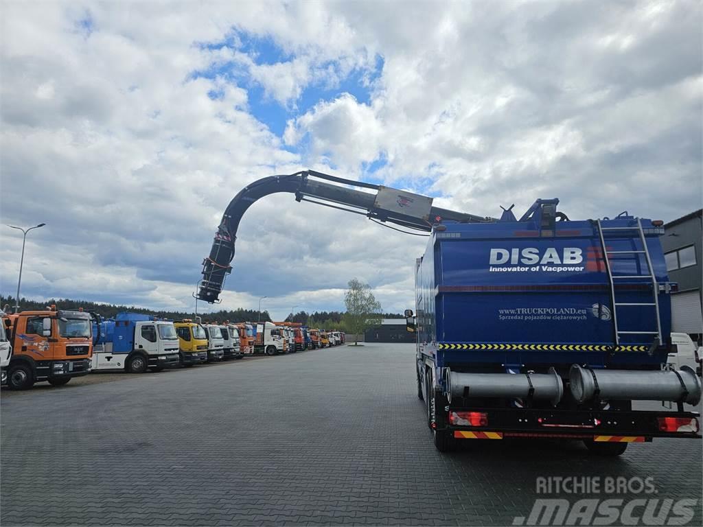Scania DISAB ENVAC Saugbagger vacuum cleaner excavator su Camion dei rifiuti