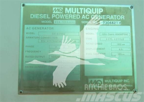 MultiQuip WHISPERWATT DCA70SSJU4I Generatori a gas