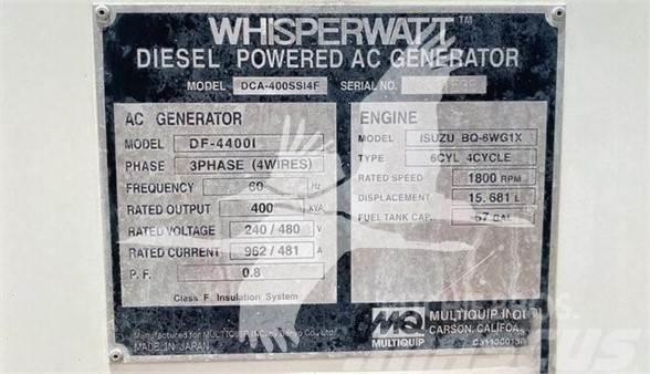 MultiQuip WHISPERWATT DCA400SSI4F Generatori a gas