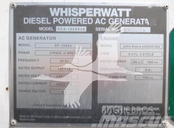 MultiQuip WHISPERWATT DCA180SSJU Generatori a gas