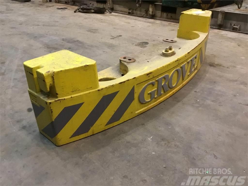 Grove GMK 2035 counterweight 3.0 ton Parti e equipaggiamenti per Gru