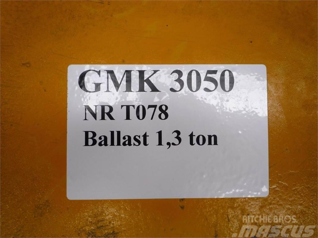 Grove GMK 3050 counterweight 1,3 ton Parti e equipaggiamenti per Gru