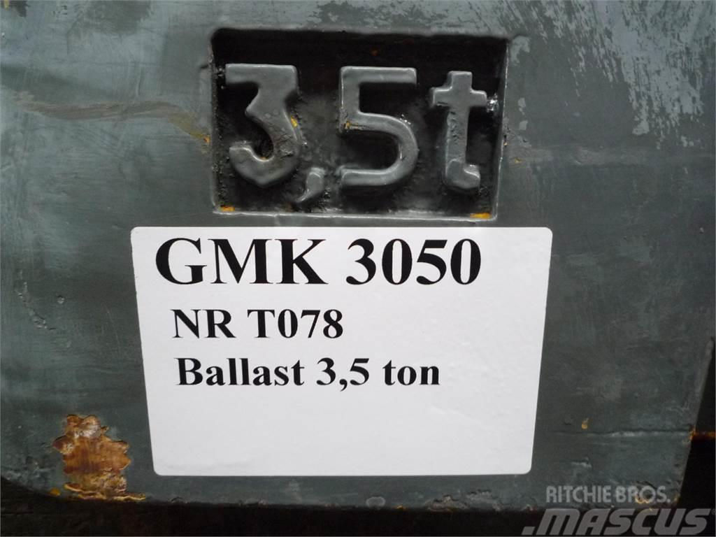Grove GMK 3050 counterweight 3,5 ton Parti e equipaggiamenti per Gru
