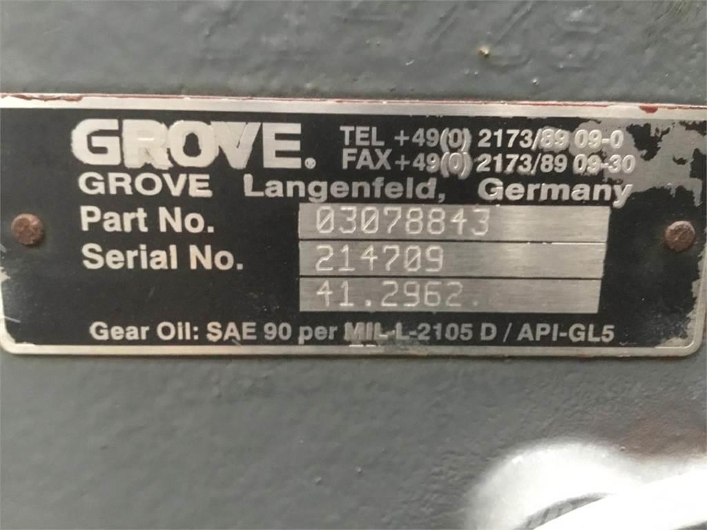 Kessler Grove GMK 3055 diff box axle nr 1 Parti e equipaggiamenti per Gru