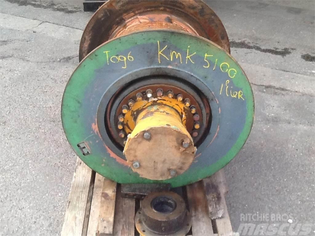 Krupp KMK 5100 winch Parti e equipaggiamenti per Gru