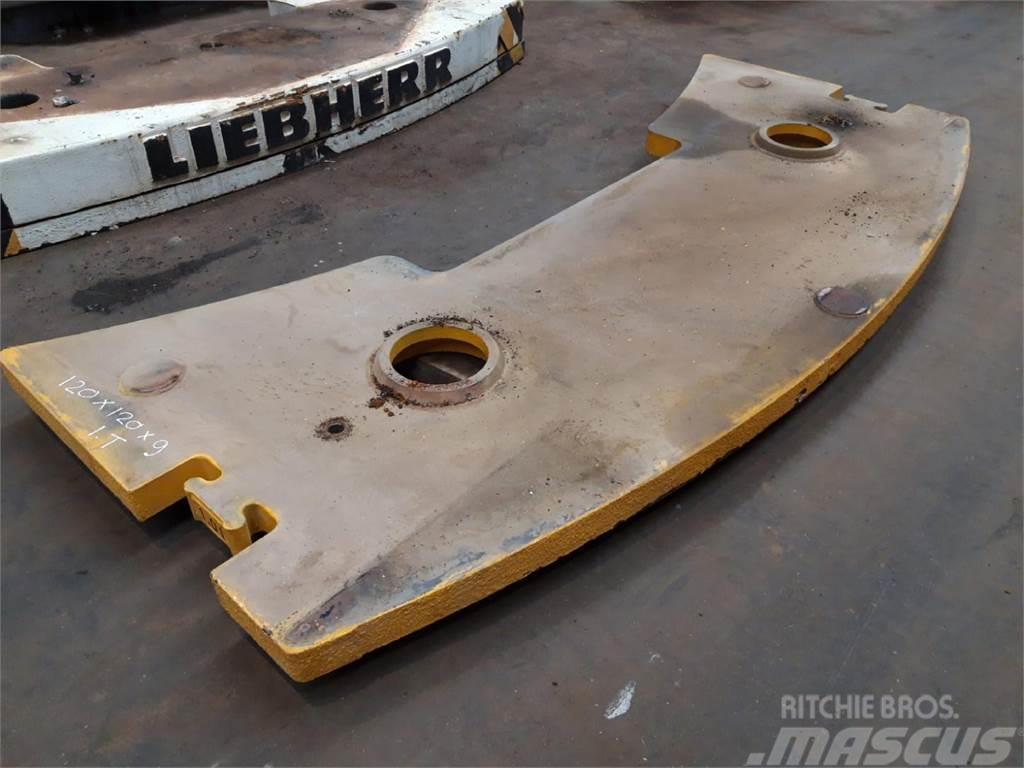 Liebherr LTM 1050-1 counterweight 1 ton Parti e equipaggiamenti per Gru