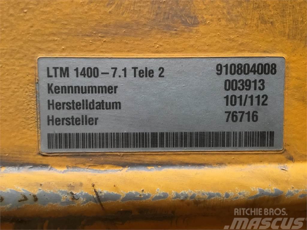 Liebherr LTM 1400-7.1 telescopic section 2 Parti e equipaggiamenti per Gru