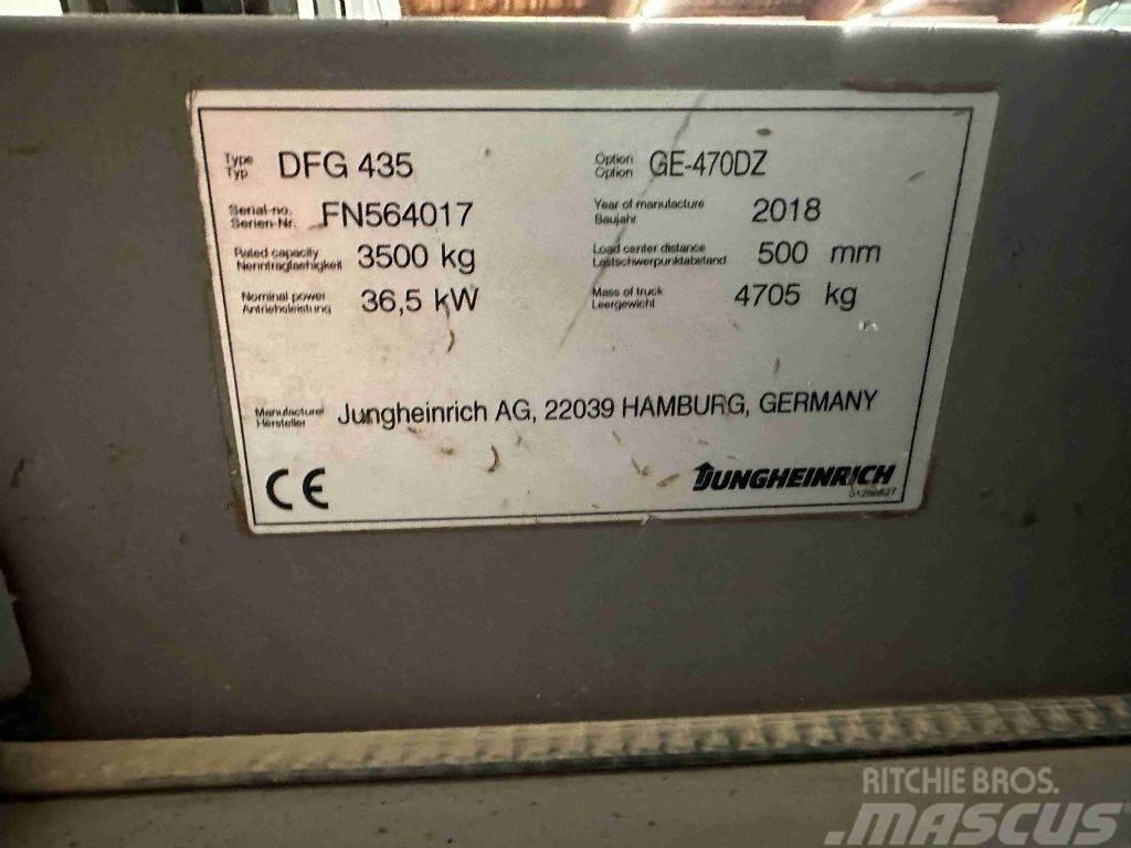 Jungheinrich DFG 435 - TRIPLEX 4,7 m Carrelli elevatori diesel