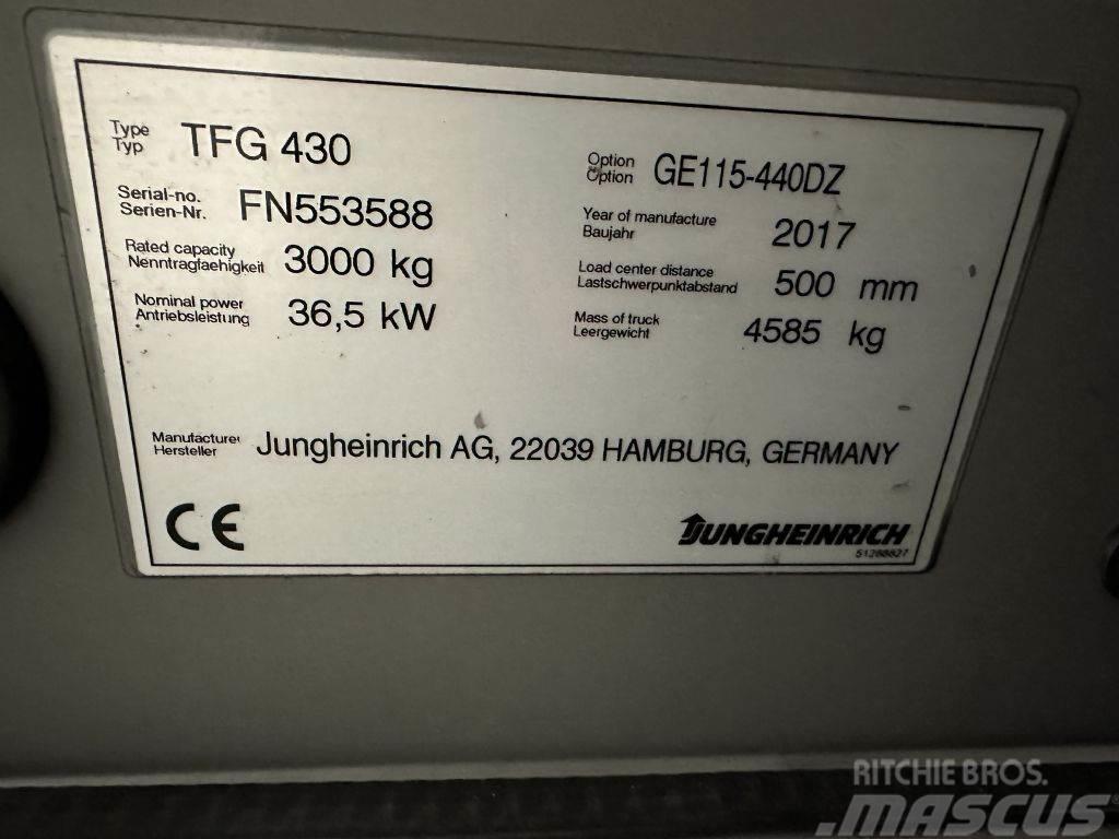 Jungheinrich TFG 430 - TRIPLEX 4,4 m Carrelli elevatori GPL