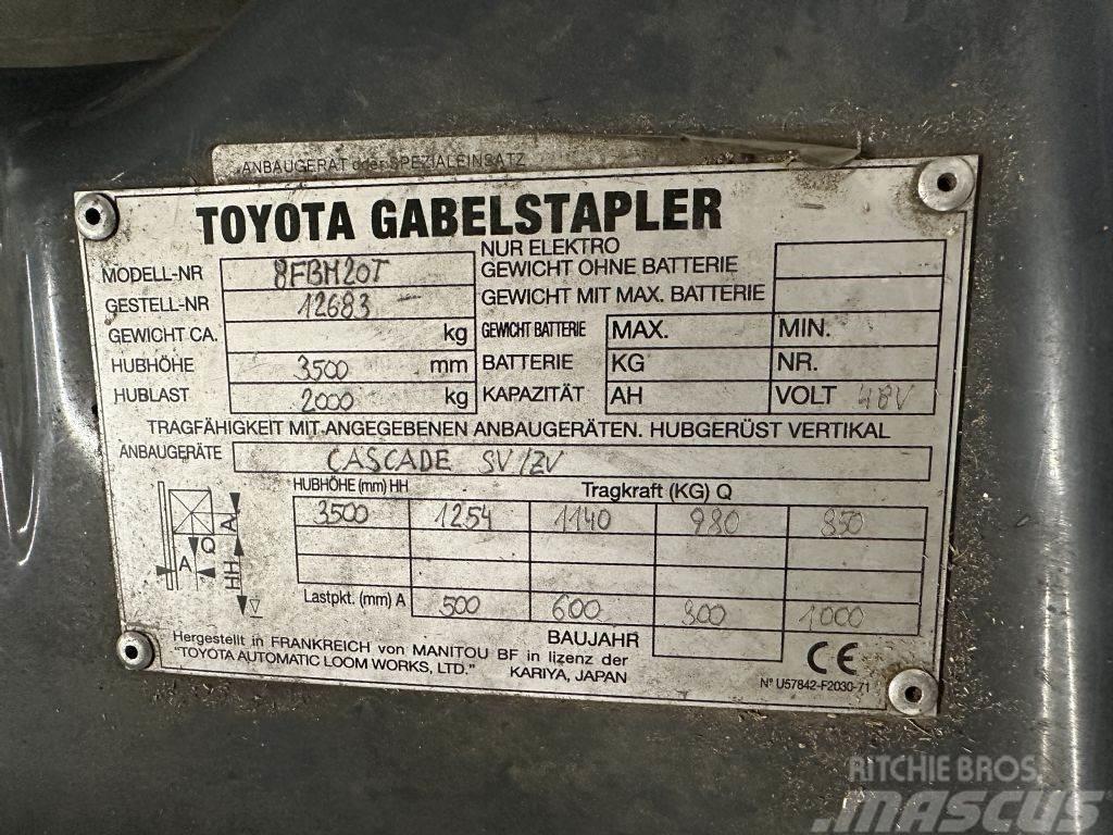 Toyota 8FBM20T - SEITENSCHIEBER - KLAMMER Carrelli elevatori elettrici