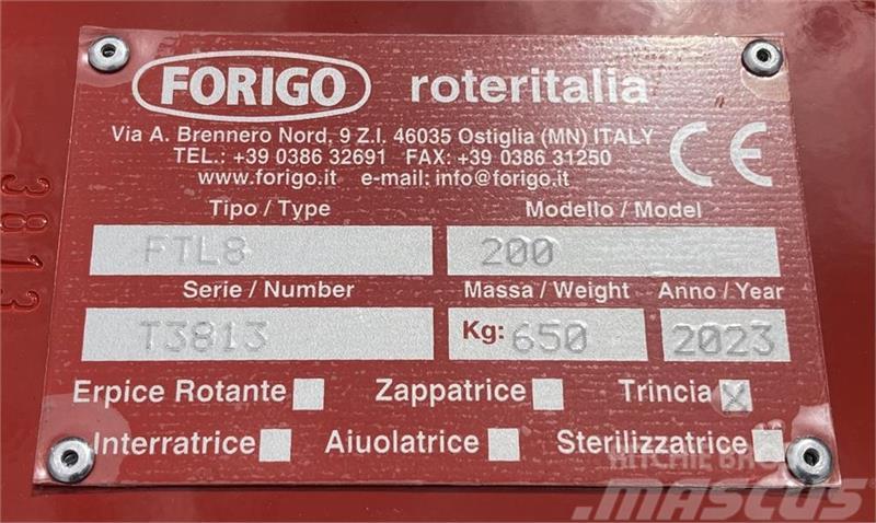 Forigo FTL8 - 200 Falciatrici